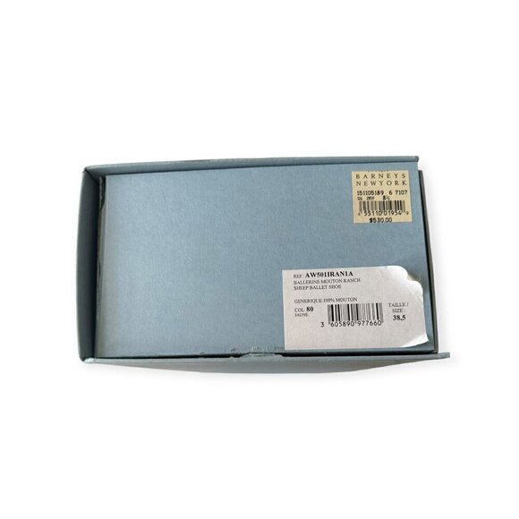 Lanvin signature ballet flats in Yellow Leather,  Size 38.5 EU, With box - Picture 13 of 13